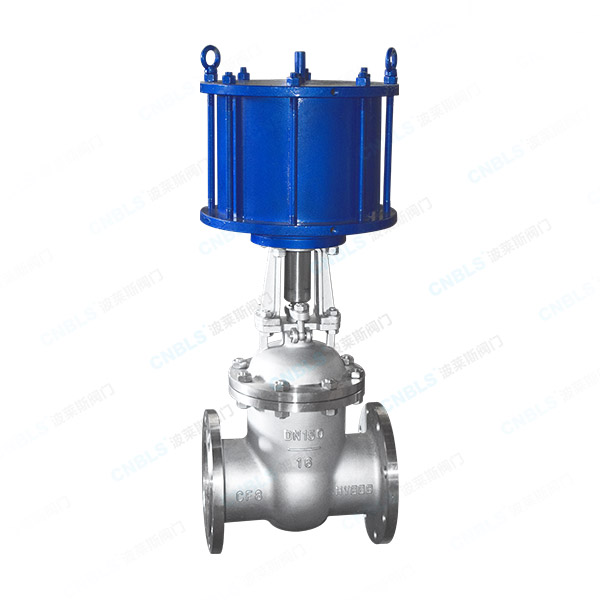 Pneumatic gate valve