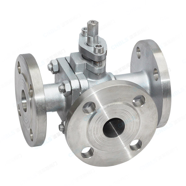 Three way ball valve
